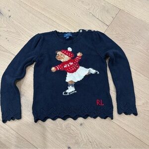 Polo Ralph Lauren ice skating bear sweater